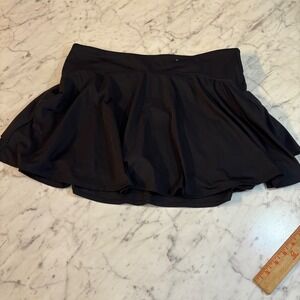 Old Navy Active PowerSoft High Rise Go Dry Black Skort Skirt Shorts XL